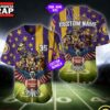 NFL Minnesota Vikings Eagle US Flag x Veterans Custom Baseball Jersey