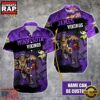 NFL Minnesota Vikings Warrior Mascot Custom Name Hawaiian Shirt