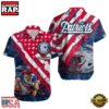 NFL New England Patriots Football American Flag Mascot Custom Name Aloha Hawaiian Shirt 4 NFL New England Patriots Football American Flag Mascot Custom Name Hawaiian Shirt