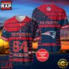 NFL New England Patriots Personalized American Flag Baseball Jersey