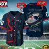 NFL New England Patriots Team Logo Litmited Edition Baseball Jersey