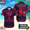 NFL New England Patriots Vintage Style Custom Name Hawaiian Shirt