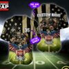 NFL New Orleans Saints Eagle US Flag x Veterans Custom Name Number Baseball Jersey Shirt 2 NFL New Orleans Saints Eagle US Flag x Veterans Custom Baseball Jersey