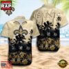 NFL New Orleans Saints Logo Team Aloha Hawaiian Shirt 3 NFL New Orleans Saints Logo Team Vintage Hawaiian Shirt