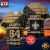 NFL New Orleans Saints Custom Name Number Name Number American Flag Baseball Jersey Shirt 2 NFL New Orleans Saints Personalized American Flag Baseball Jersey