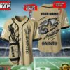 NFL New Orleans Saints Team Logo Litmited Edition Baseball Jersey