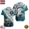 NFL Philadelphia Eagles Football American Flag Mascot Custom Name Aloha Hawaiian Shirt 4 NFL Philadelphia Eagles Football American Flag Mascot Custom Name Hawaiian Shirt