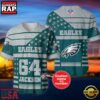 NFL Philadelphia Eagles Custom Name Number Name Number American Flag Baseball Jersey Shirt 3 NFL Philadelphia Eagles Personalized American Flag Baseball Jersey