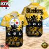 NFL Pittsburgh Steelers Logo Team Aloha Hawaiian Shirt 2 NFL Pittsburgh Steelers Logo Team Vintage Hawaiian Shirt