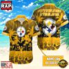 NFL Pittsburgh Steelers Vintage Style Custom Name Aloha Hawaiian Shirt 3 NFL Pittsburgh Steelers Vintage Style Custom Name Hawaiian Shirt