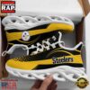 NFL Pittsburgh Steelers New Design 2025 Max Soul Shoes Running Sneakers 2 NFL Pittsburgh Steelers Waves Pattern Max Soul Shoes