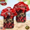NFL San Francisco 49ers Logo Team Aloha Hawaiian Shirt 3 NFL San Francisco 49ers Logo Team Vintage Hawaiian Shirt