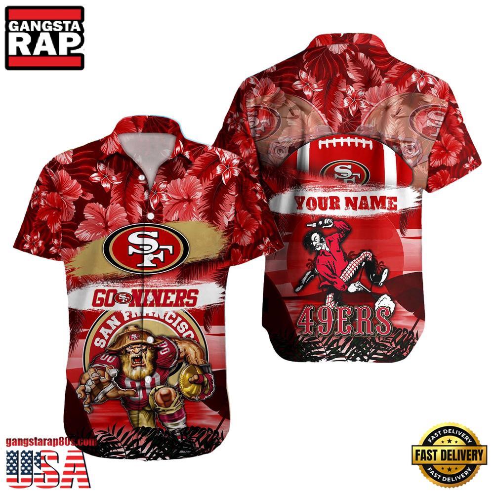 NFL San Francisco 49ers Mascot Football Hawaiian Shirt