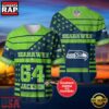 NFL Seattle Seahawks Custom Name Number Name Number American Flag Baseball Jersey Shirt 3 NFL Seattle Seahawks Personalized American Flag Baseball Jersey