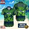 NFL Seattle Seahawks Vintage Style Custom Name Aloha Hawaiian Shirt 2 NFL Seattle Seahawks Vintage Style Custom Name Hawaiian Shirt