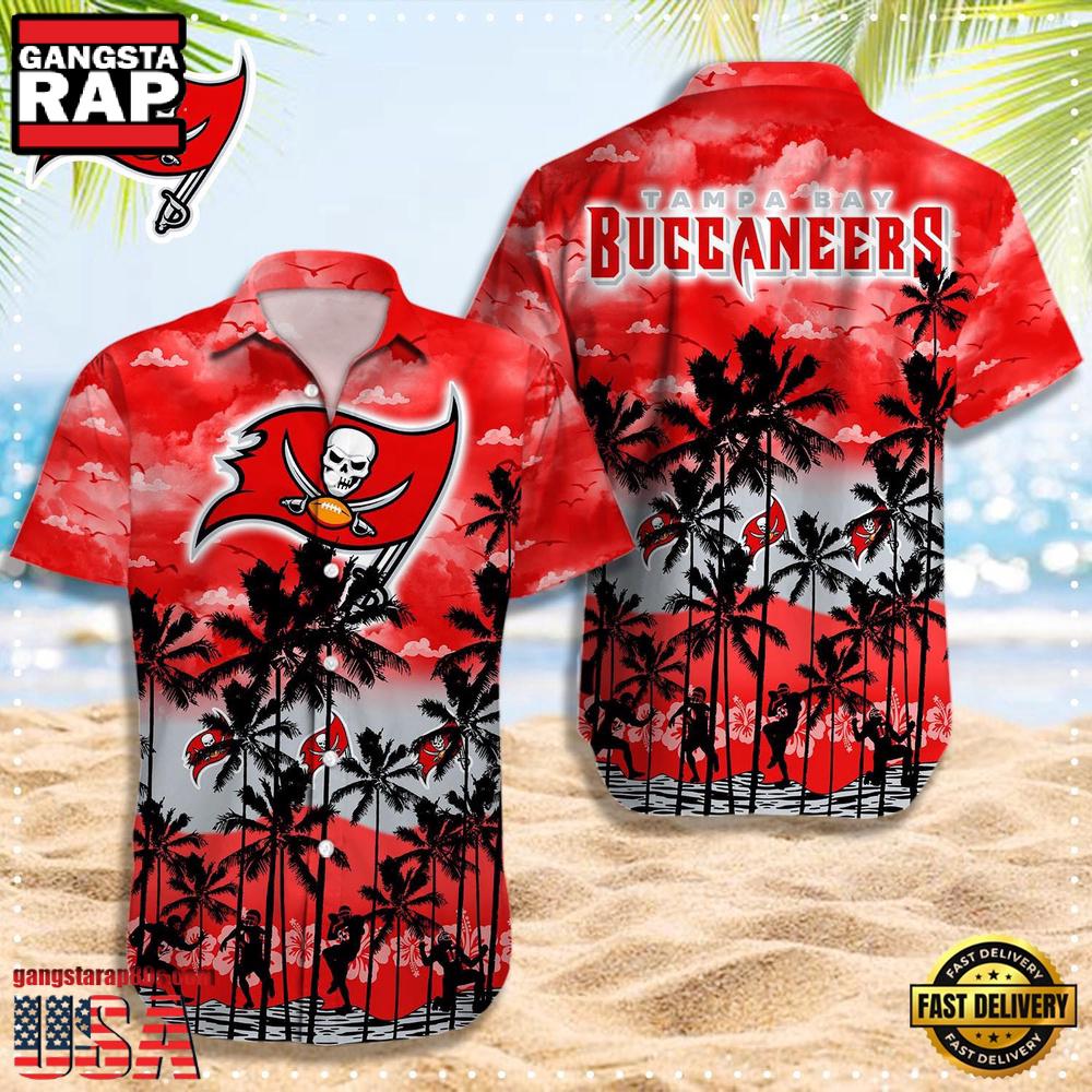 NFL Tampa Bay Buccaneers Logo Team Vintage Hawaiian Shirt