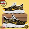 NHL Custom NameBoston Bruins New Design 2025 Max Soul Shoes Running Sneakers 3 NHL Boston Bruins Hockey Logo Custom Name Max Soul Shoes