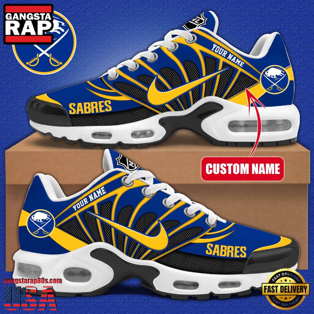 NHL Buffalo Sabres Hockey Logo Custom Name Air Max Plus Shoes