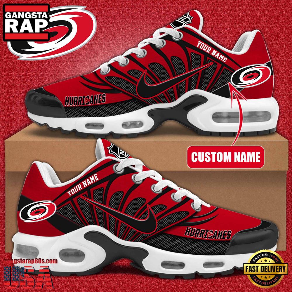 NHL Carolina Hurricanes Hockey Logo Custom Name Air Max Plus Shoes