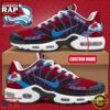 NHL Custom Name Colorado Avalanche New Design Air Max Plus Shoes Running Sneakers 2 NHL Colorado Avalanche Hockey Logo Custom Name Air Max Plus Shoes