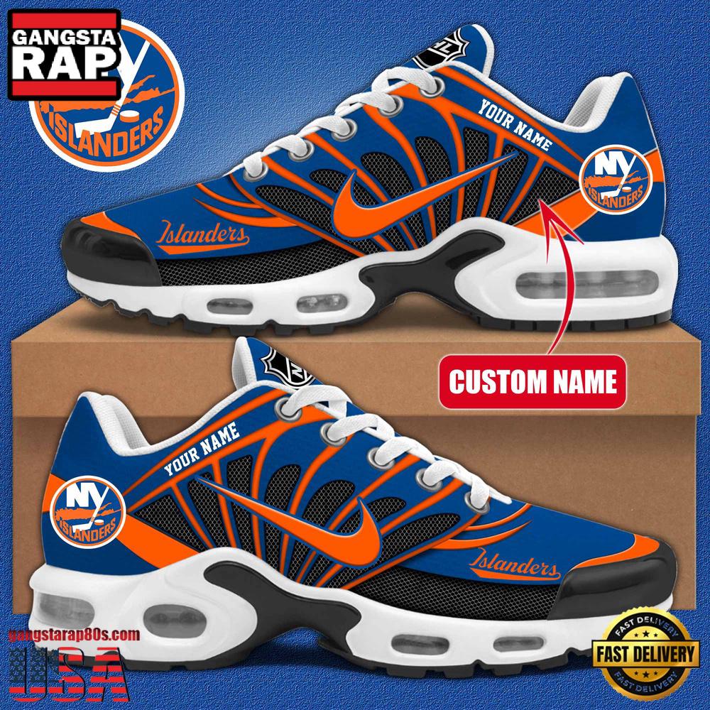 NHL New York Islanders Hockey Logo Custom Name Air Max Plus Shoes