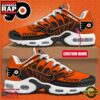 NHL Custom Name Philadelphia Flyers New Design Air Max Plus Shoes Running Sneakers 3 NHL Philadelphia Flyers Hockey Logo Custom Name Air Max Plus Shoes