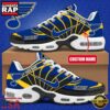 NHL Custom Name St Louis Blues New Design Air Max Plus Shoes Running Sneakers 2 NHL St Louis Blues Hockey Logo Custom Name Air Max Plus Shoes