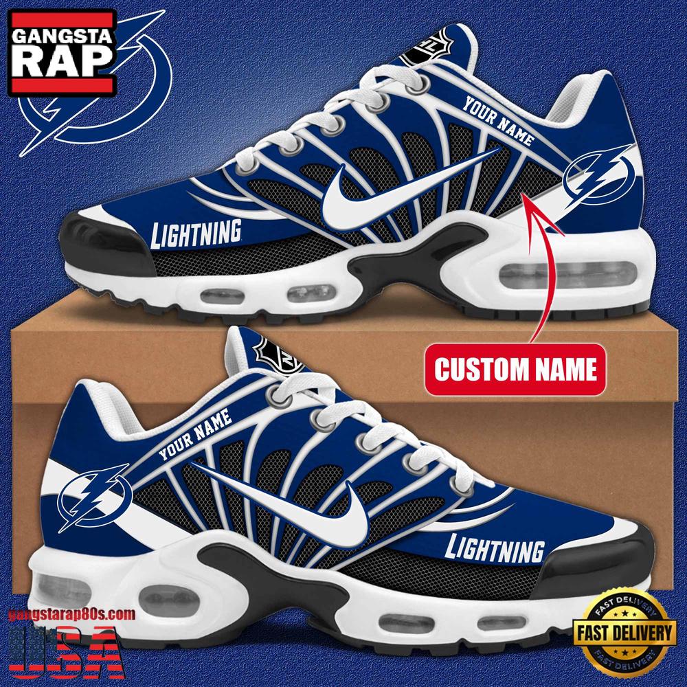 NHL Tampa Bay Lightning Hockey Logo Custom Name Air Max Plus Shoes