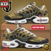 NHL Vegas Golden Knights Hockey Logo Custom Name Air Max Plus Shoes