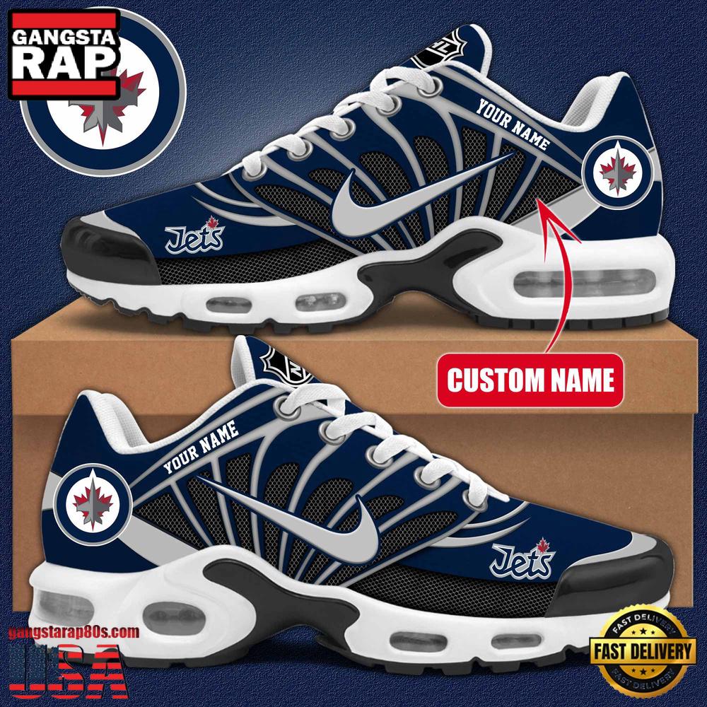 NHL Winnipeg Jets Hockey Logo Custom Name Air Max Plus Shoes