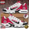 NCAA Custom Name Ohio State Buckeyes Football Mascot Symbol Air Max Plus Shoes Running Sneakers 3 Ohio State Buckeyes Football Mascot Symbol Custom Air Max Plus Shoes