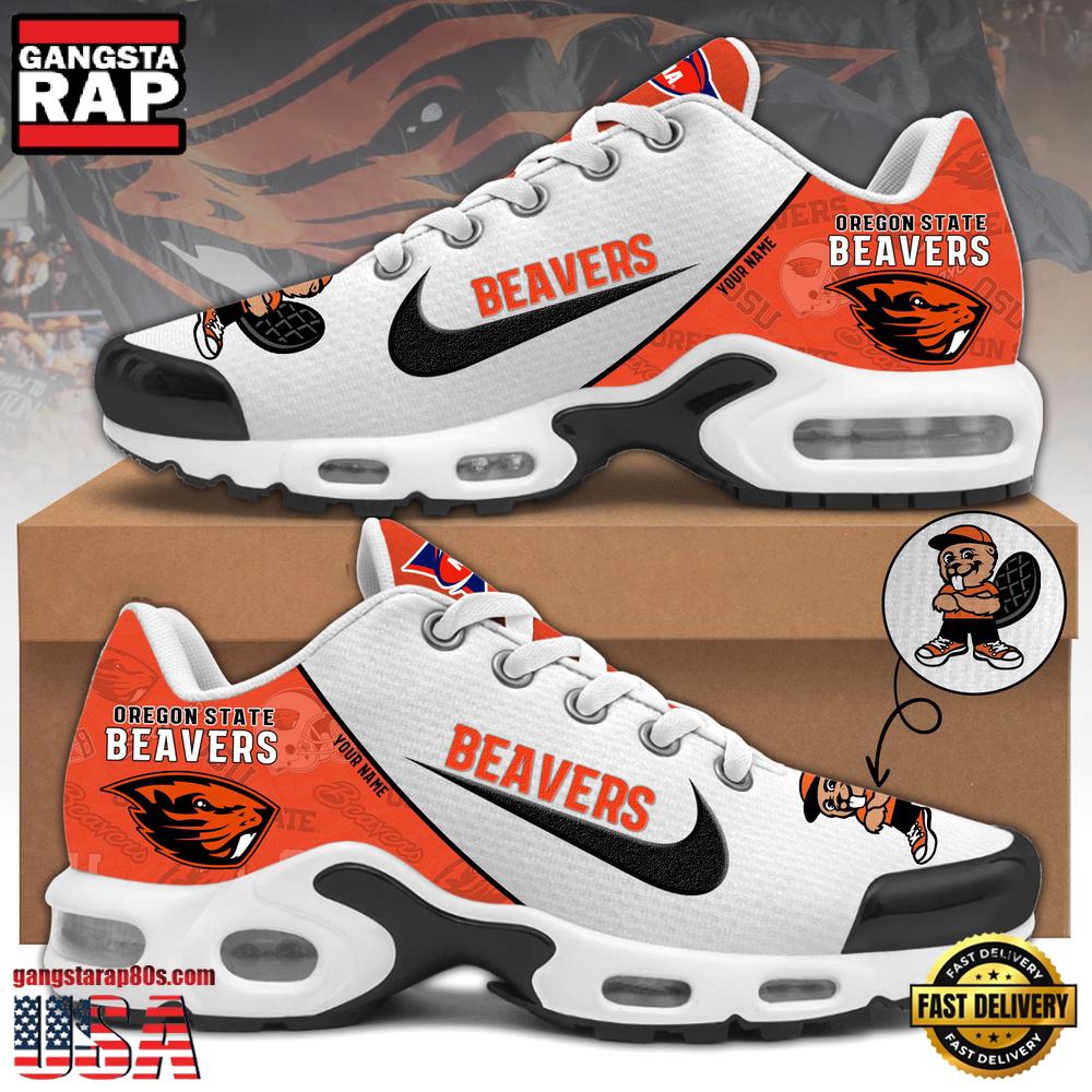 Oregon State Football Mascot Symbol Custom Air Max Plus Shoes