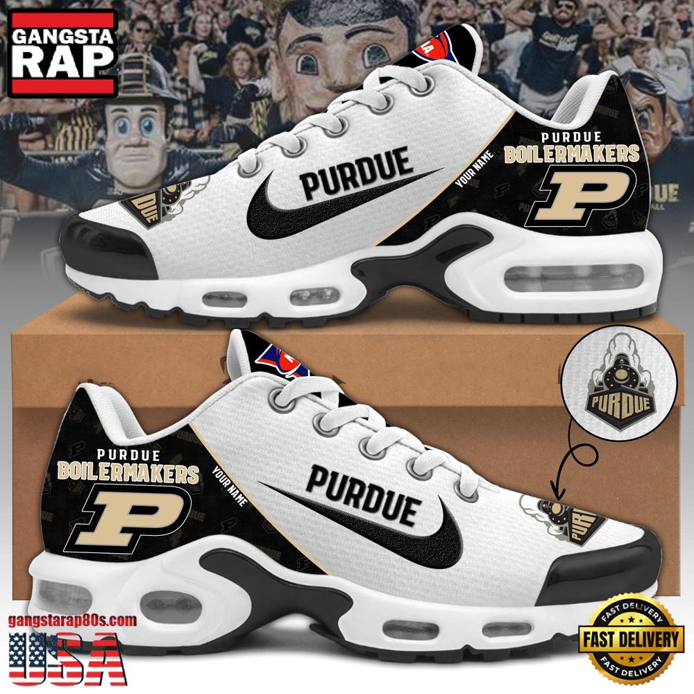 Purdue Boilermakers Football Mascot Symbol Custom Air Max Plus Shoes