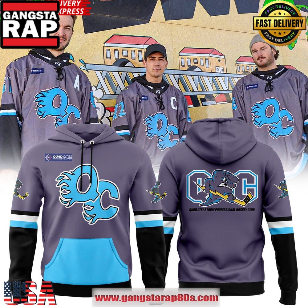 Quad City Storm Legends 2025 Professional All Over Print Hoodie Quad City Storm Legends 2025 Professional All Over Print Hoodie
