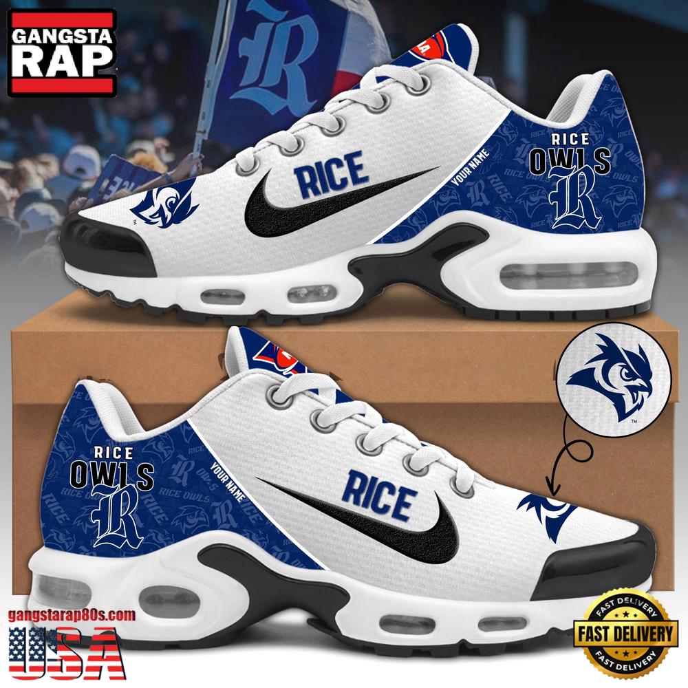Rice Owls Football Mascot Symbol Custom Air Max Plus Shoes