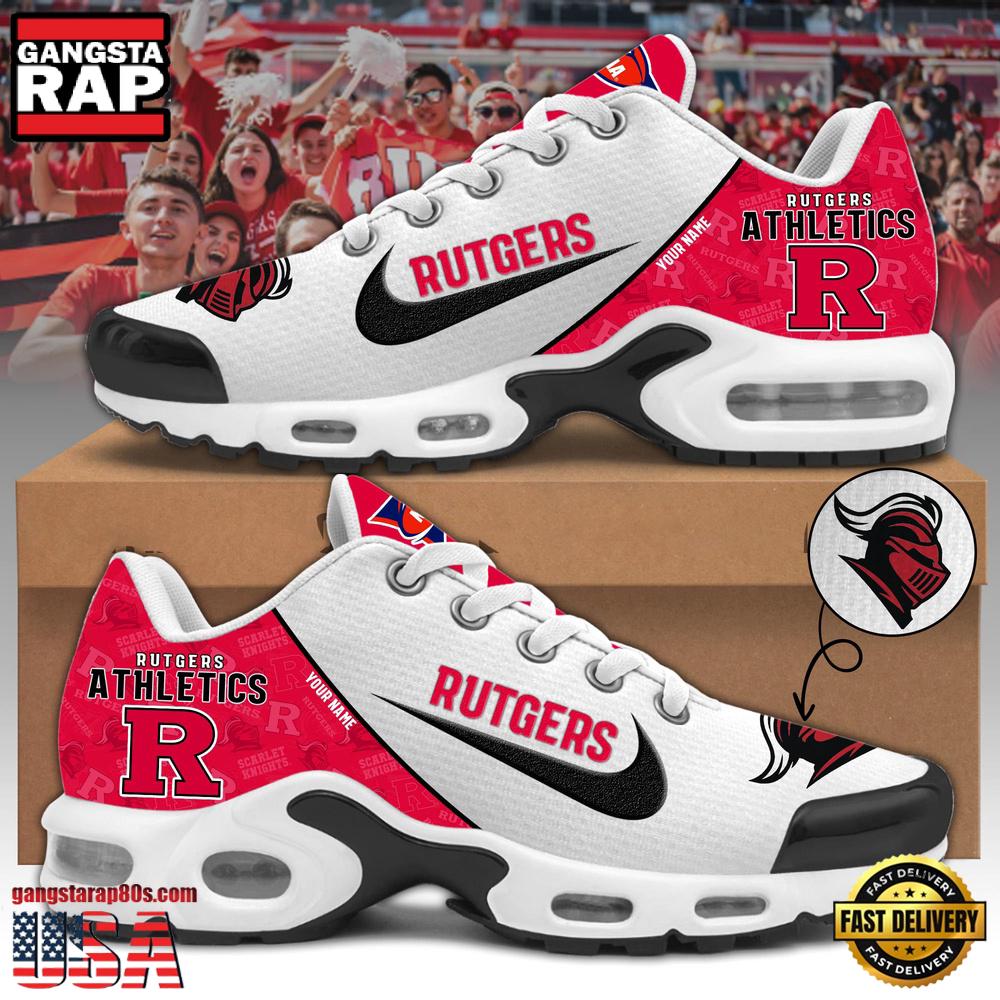 Rutgers Football Mascot Symbol Custom Air Max Plus Shoes