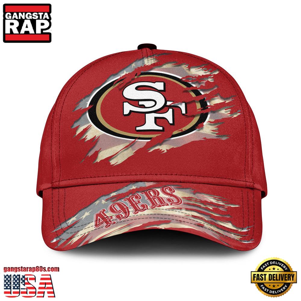San Francisco 49ers American Flag Baseball Cap
