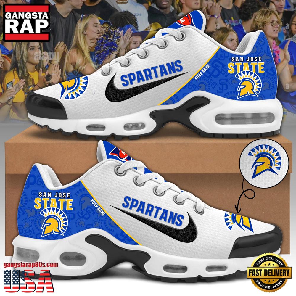 San Jose State Spartans Football Mascot Symbol Custom Air Max Plus Shoes