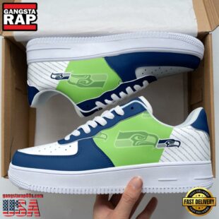 Seattle Seahawks Basic Pattern Football NFL Team Air Force 1 Shoes