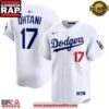 Shohei Ohtani Los Angeles Dodgers Nike Home Limited Player Jersey - White