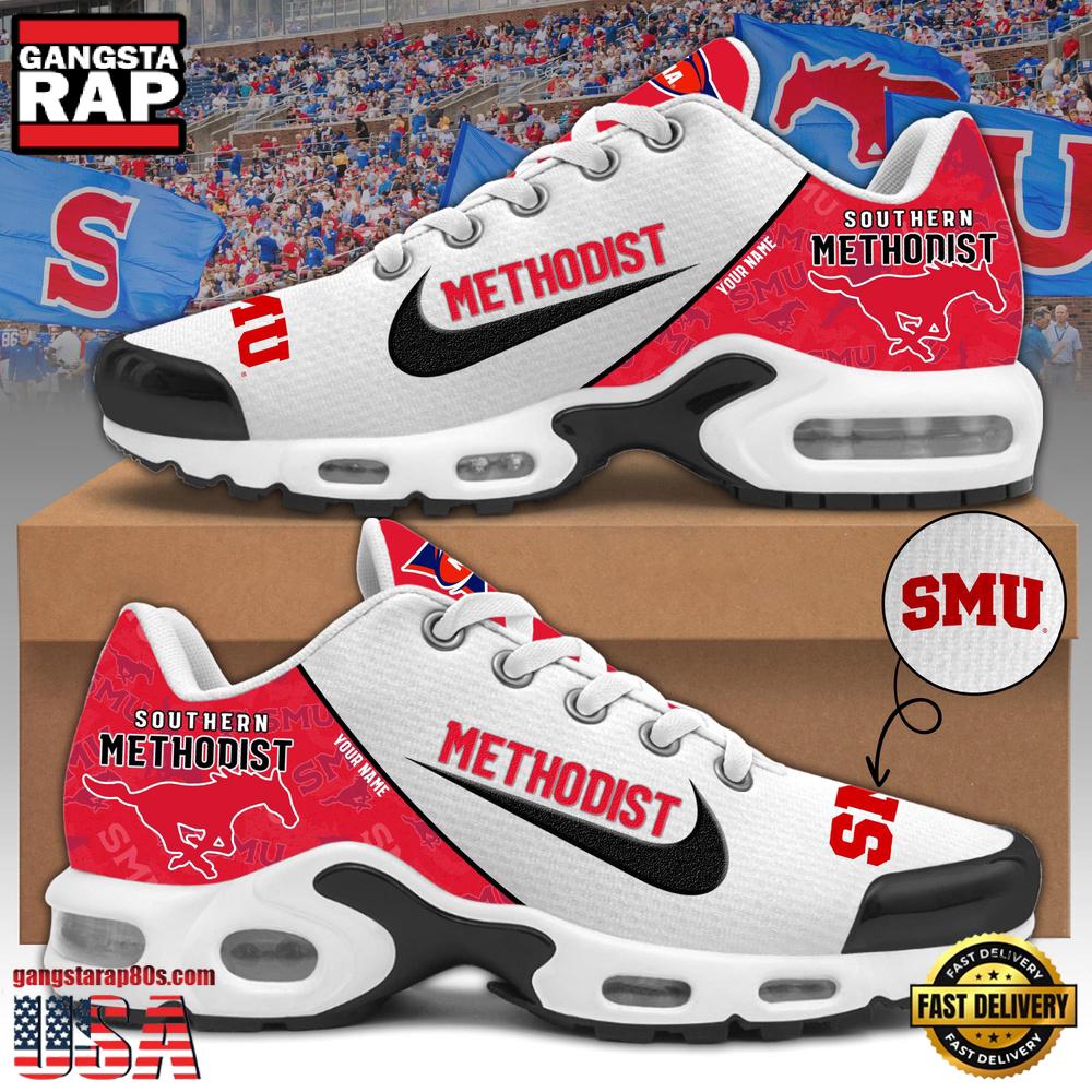 Southern Methodist Football Mascot Symbol Custom Air Max Plus Shoes