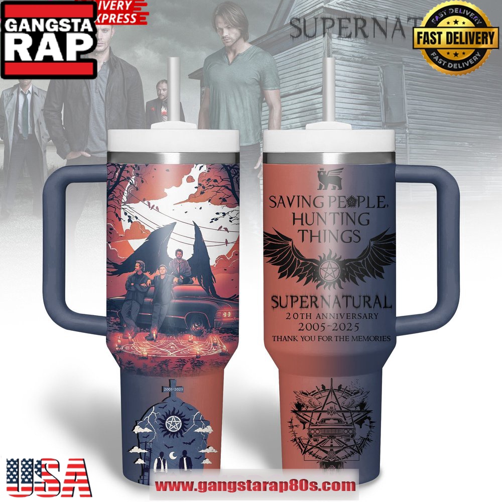 Supernatural 20th Anniversary Limited Stanley Tumbler Cup