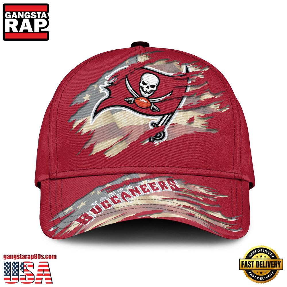 Tampa Bay Buccaneers American Flag Baseball Cap