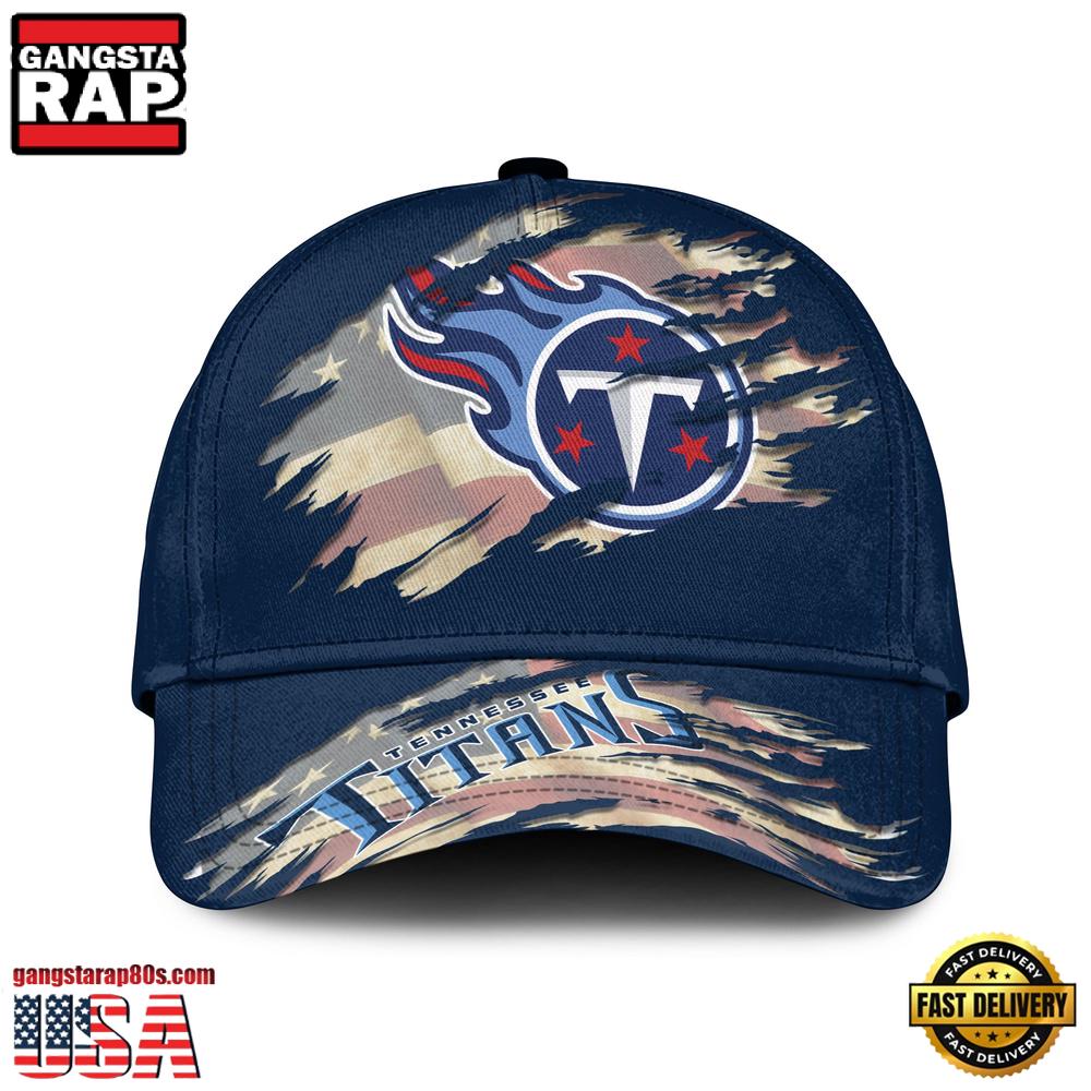 Tennessee Titans American Flag Baseball Cap