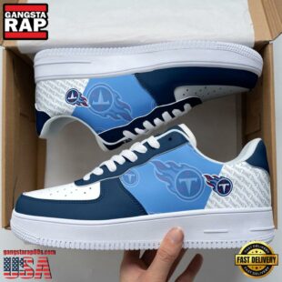 Tennessee Titans Basic Pattern Football NFL Team Air Force 1 Shoes