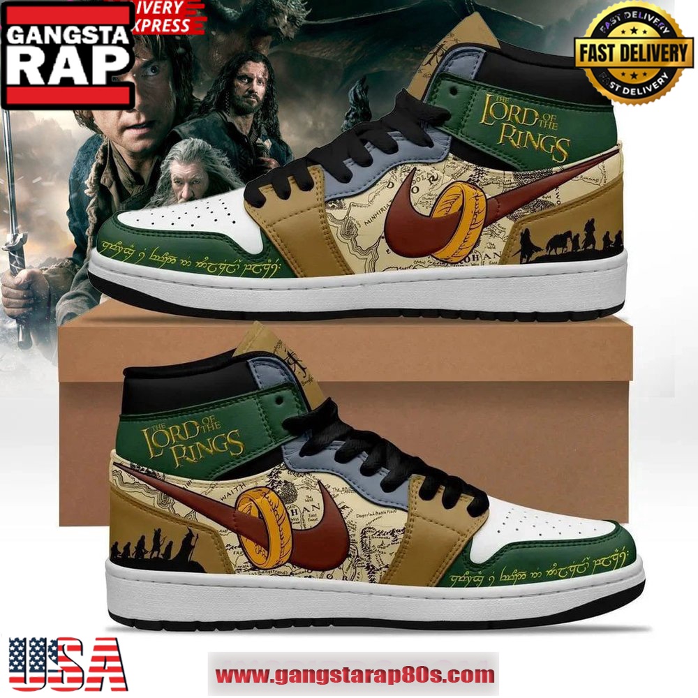 The Lord of the Rings Special Edition New Design Air Jordan 1 Running Sneakers Shoes