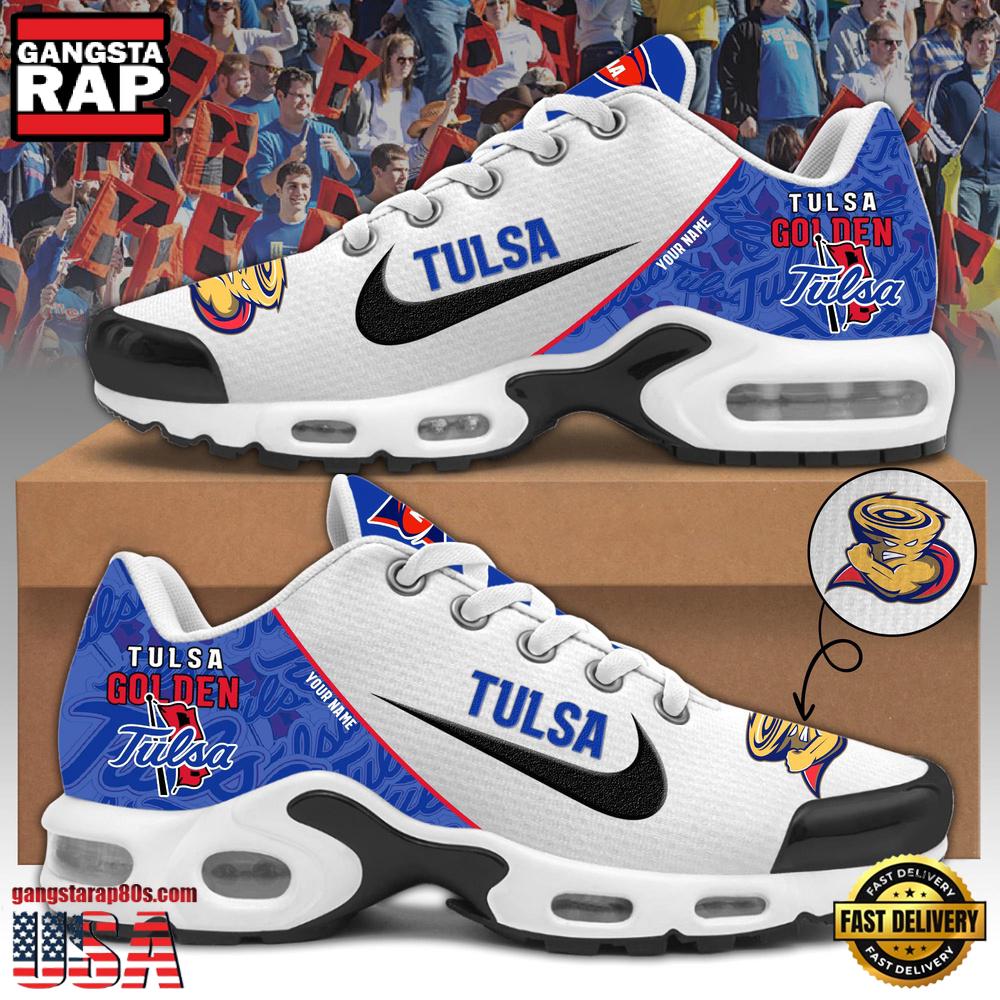 Tulsa Golden Hurricane Football Mascot Symbol Custom Air Max Plus Shoes