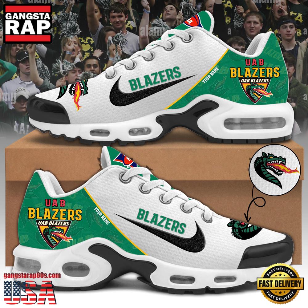 Uab Blazers Football Mascot Symbol Custom Air Max Plus Shoes