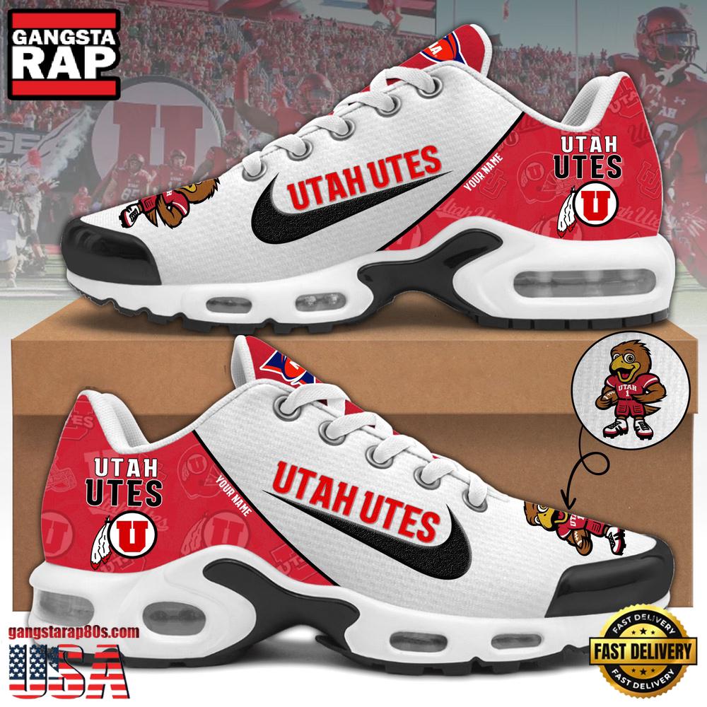 Utah Utes Football Mascot Symbol Custom Air Max Plus Shoes