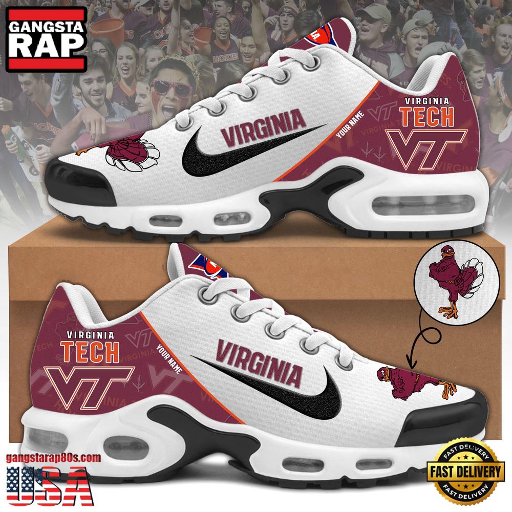 Virginia Tech Football Mascot Symbol Custom Air Max Plus Shoes